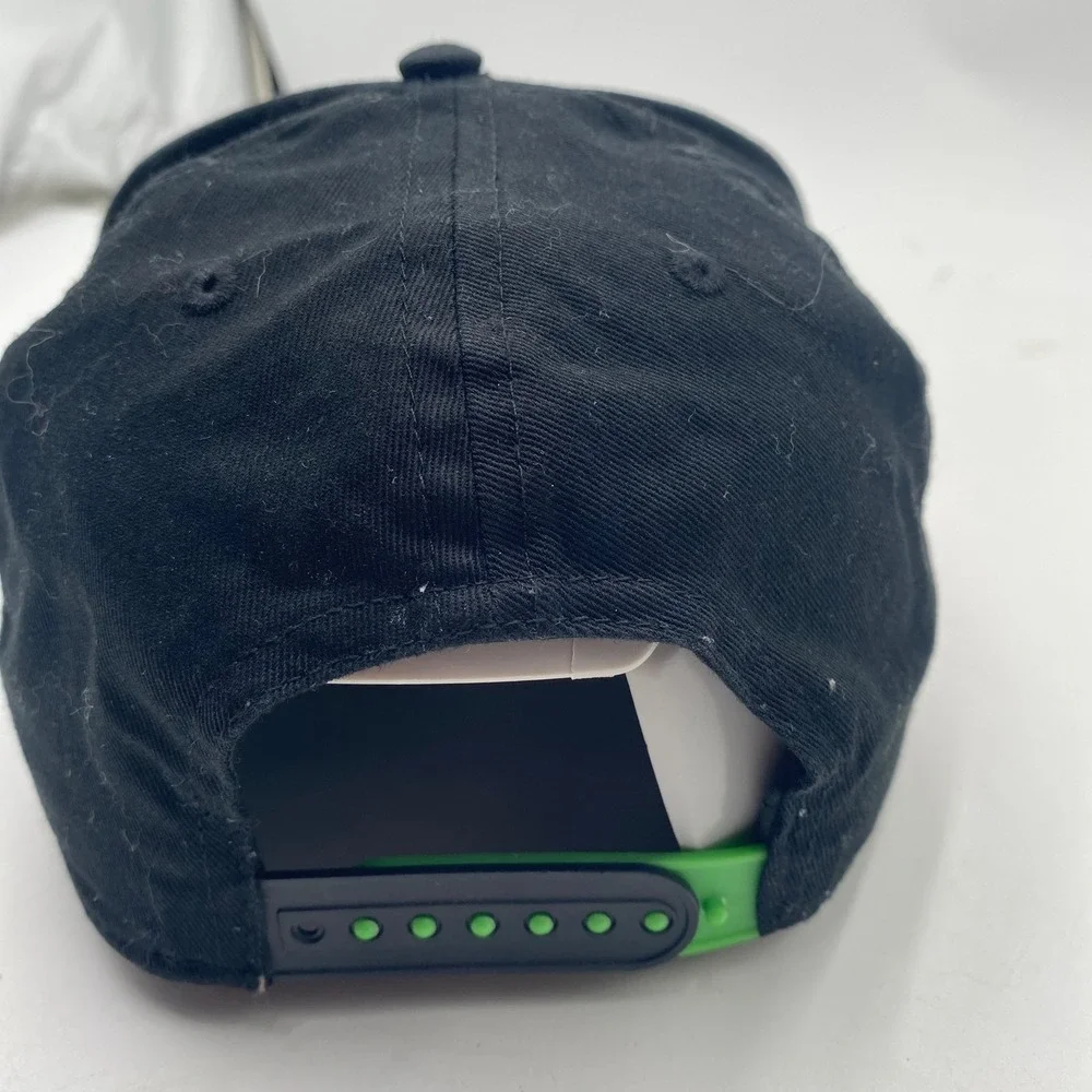 MINECRAFT Minecraft Creeper Snapback Hat Youth OSFM Black Green Checkered Gamer
